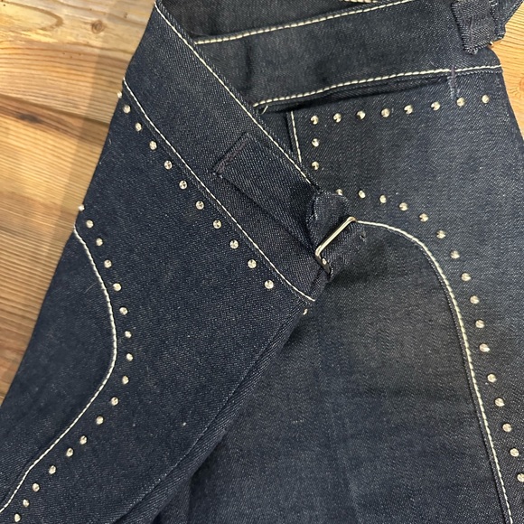 Vintage High Waisted 60's Flair Jeans - Picture 4 of 10